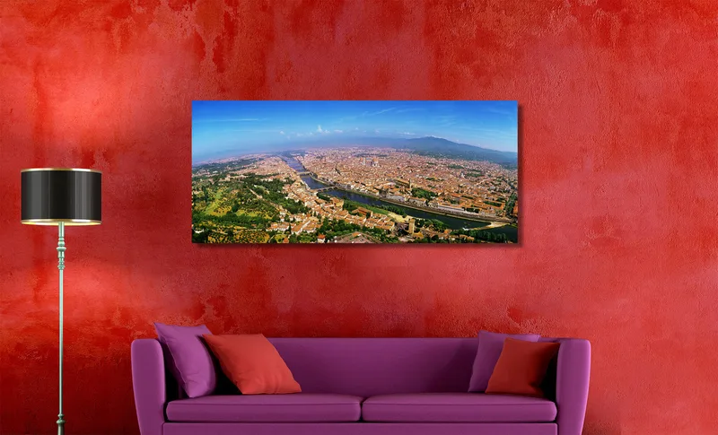 Florence op Canvas 120 x 50 cm met 2 cm Spieraam