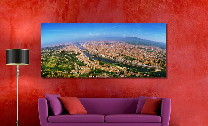 Florence op Canvas 170 x 70 cm met 2 cm Spieraam