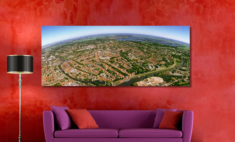 Gouda op Canvas 170 x 70 cm met 2 cm Spieraam